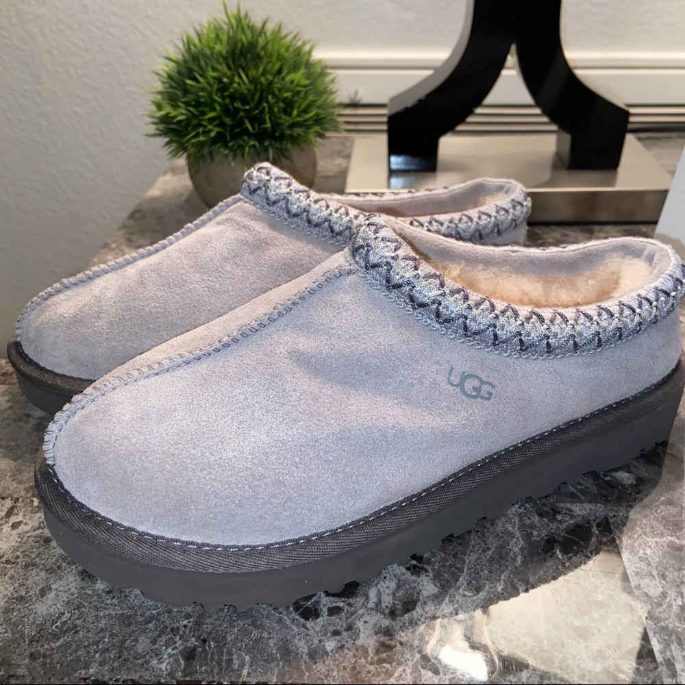 UGG | Tasman Slippers In Seal Blue Grey Size 7 NEW